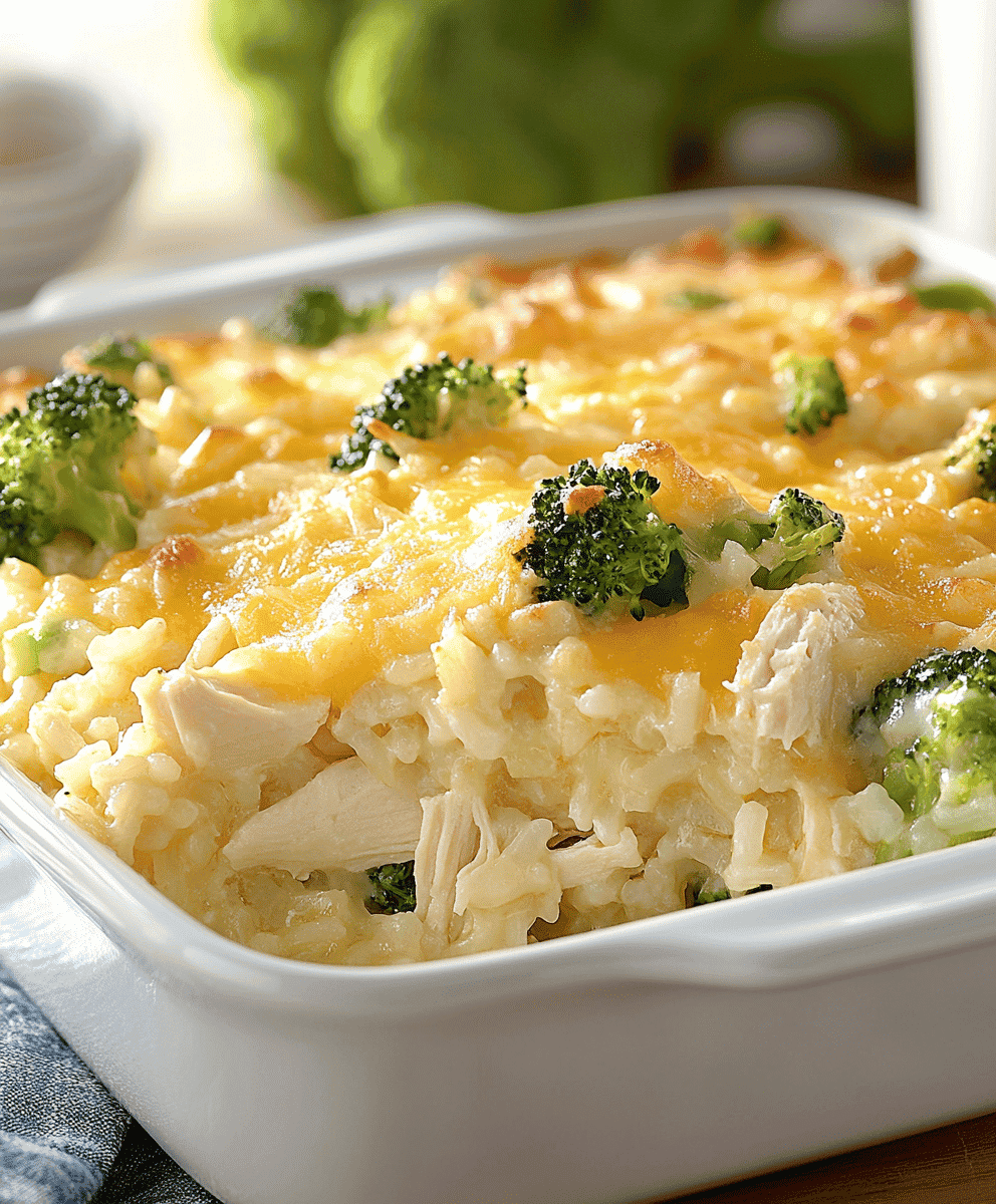 Chicken Broccoli Rice Casserole Recipe